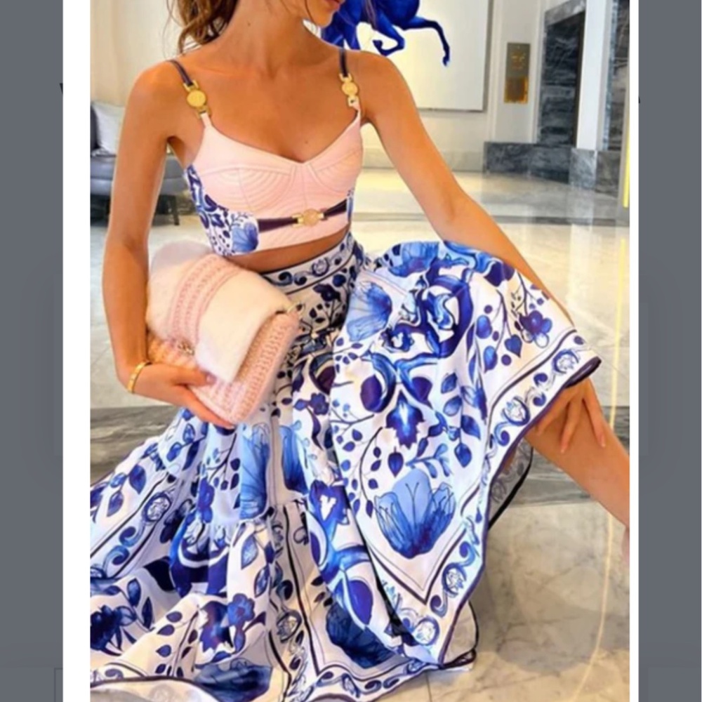 Glory Connection Mirari Top and Skirt Set
